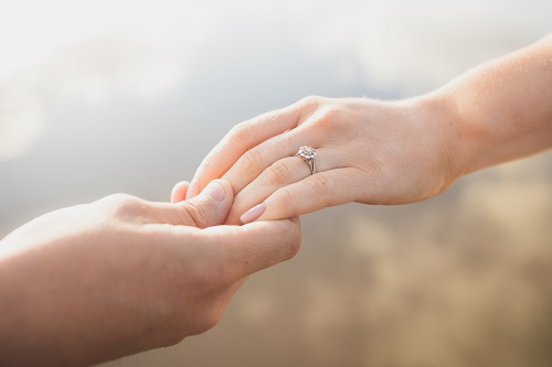 bague de fiançailles en diamant